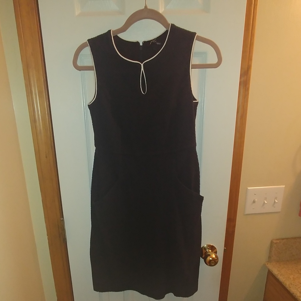 Land's End navy mini dress
